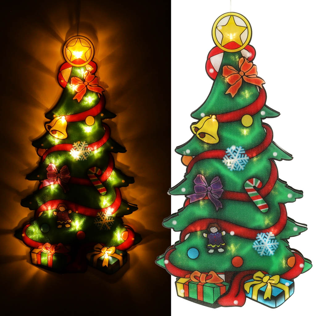 Led pakabinamas apšvietimas kalėdų eglutės dekoracijos 45cm