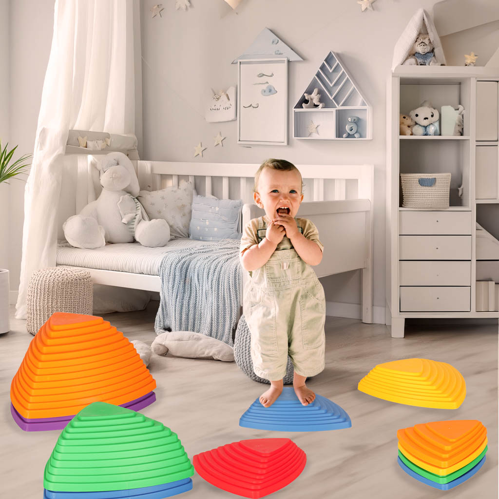 Balansiniai akmenys montessori metodai, 11 vnt. rinkinys