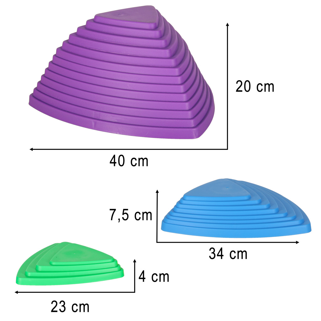 Balansiniai akmenys montessori metodai, 11 vnt. rinkinys