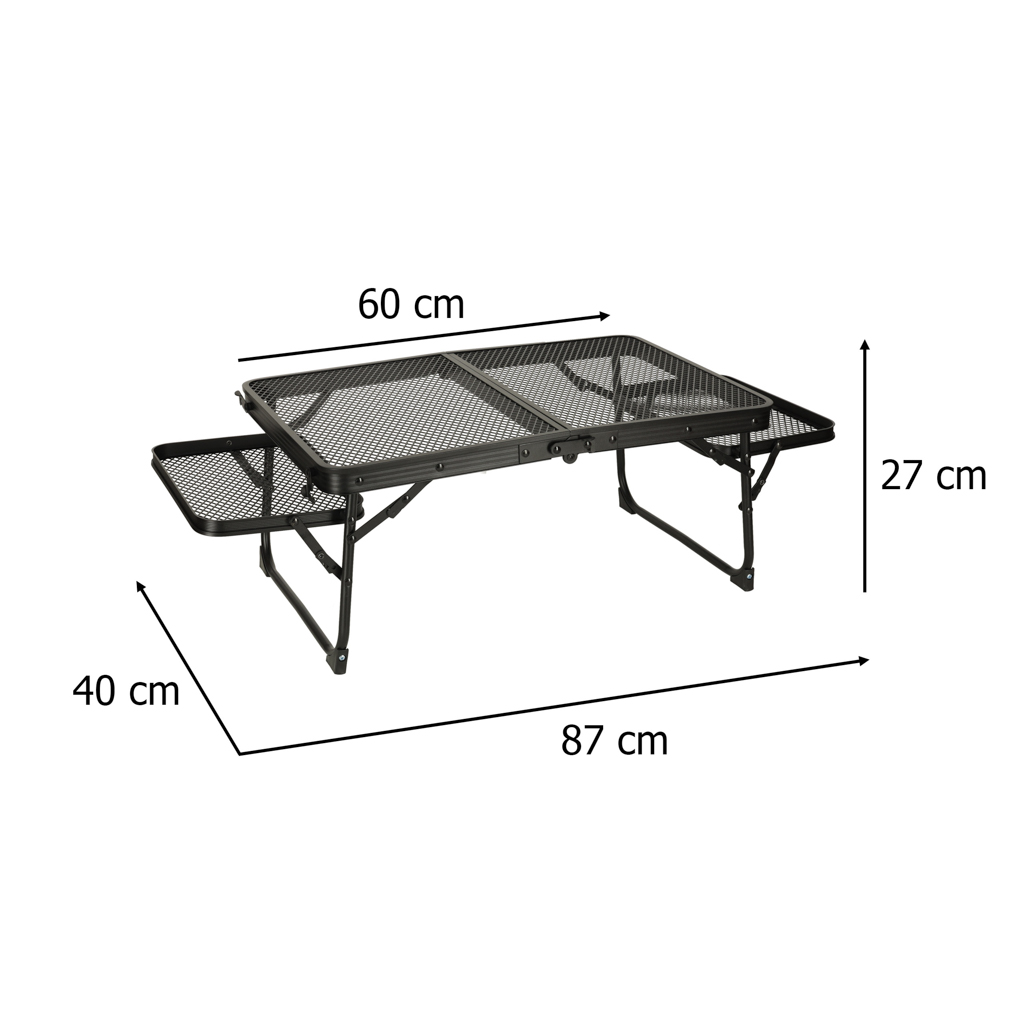 Sulankstomas turistinis stalas 88x60x40x27 cm