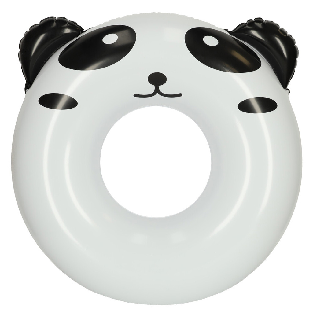 Plaukimo ratas panda, 80 cm, baltas