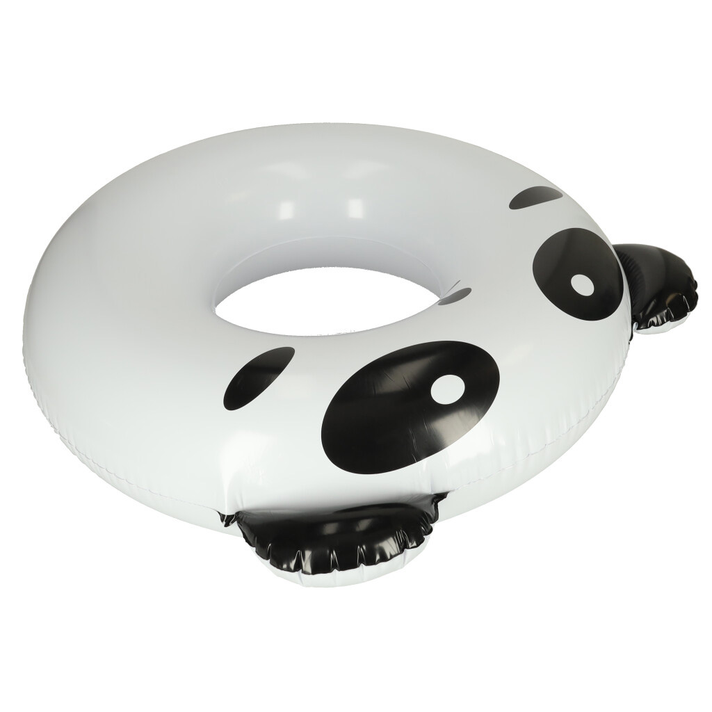 Plaukimo ratas panda, 80 cm, baltas