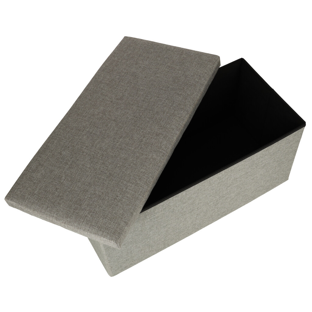 Pufas kontext, 76x38x38 cm, pilkas