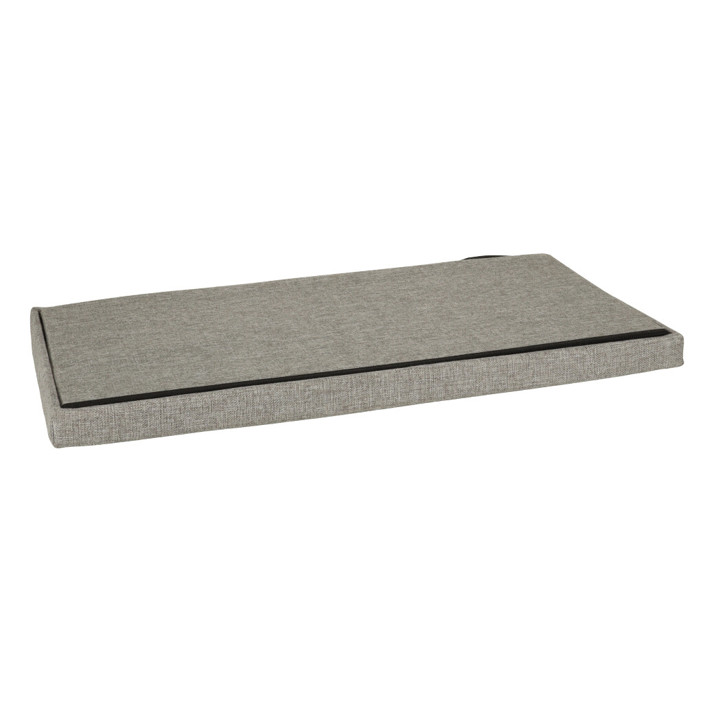 Pufas kontext, 76x38x38 cm, pilkas
