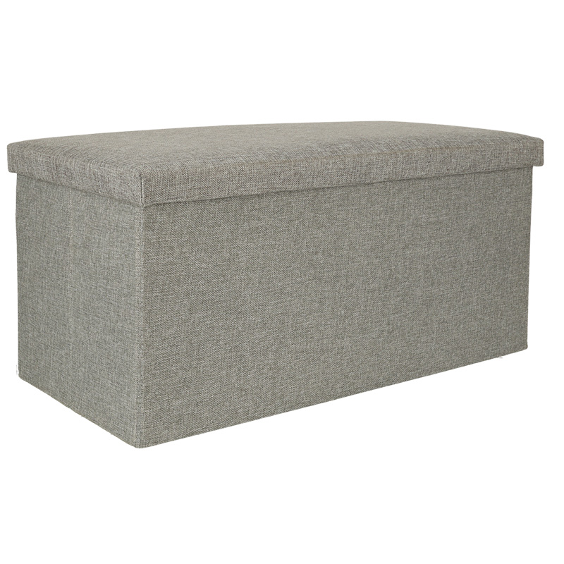 Pufas kontext, 76x38x38 cm, pilkas