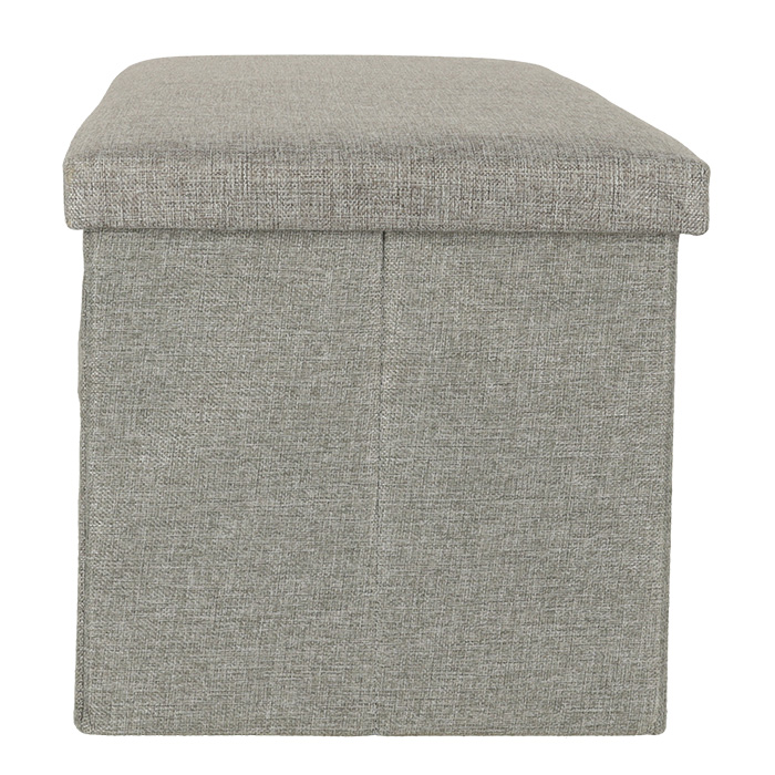 Pufas kontext, 76x38x38 cm, pilkas
