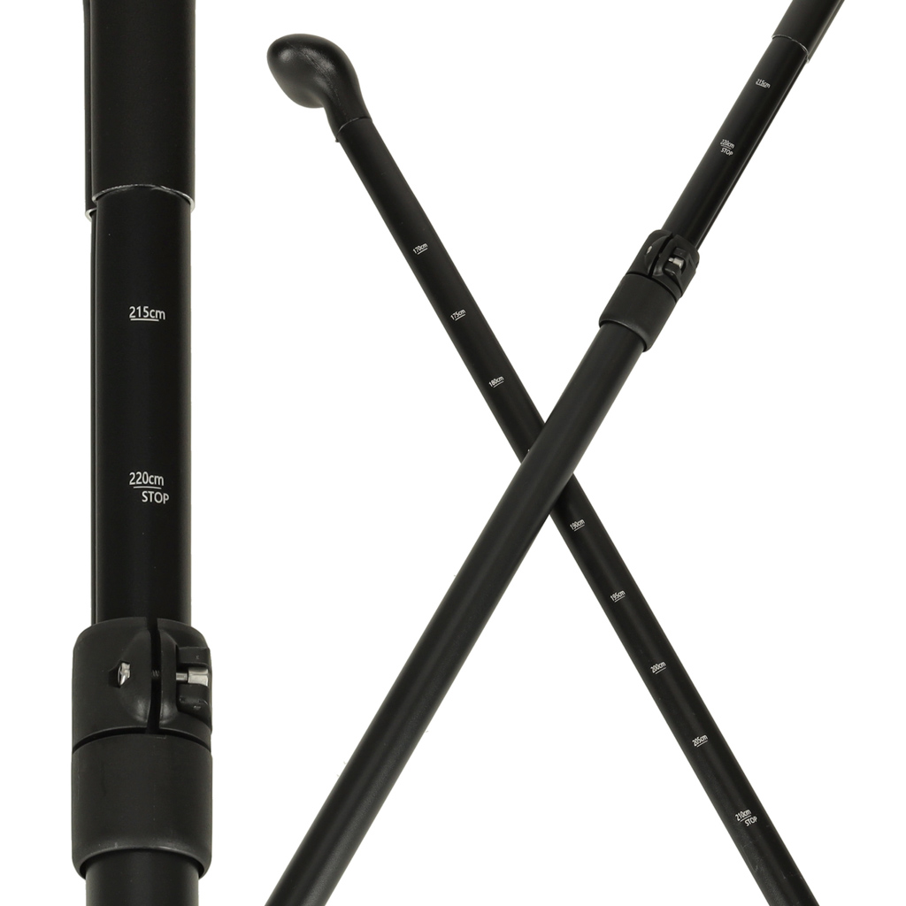 Sulankstomas aliuminis irklas 175-220 cm