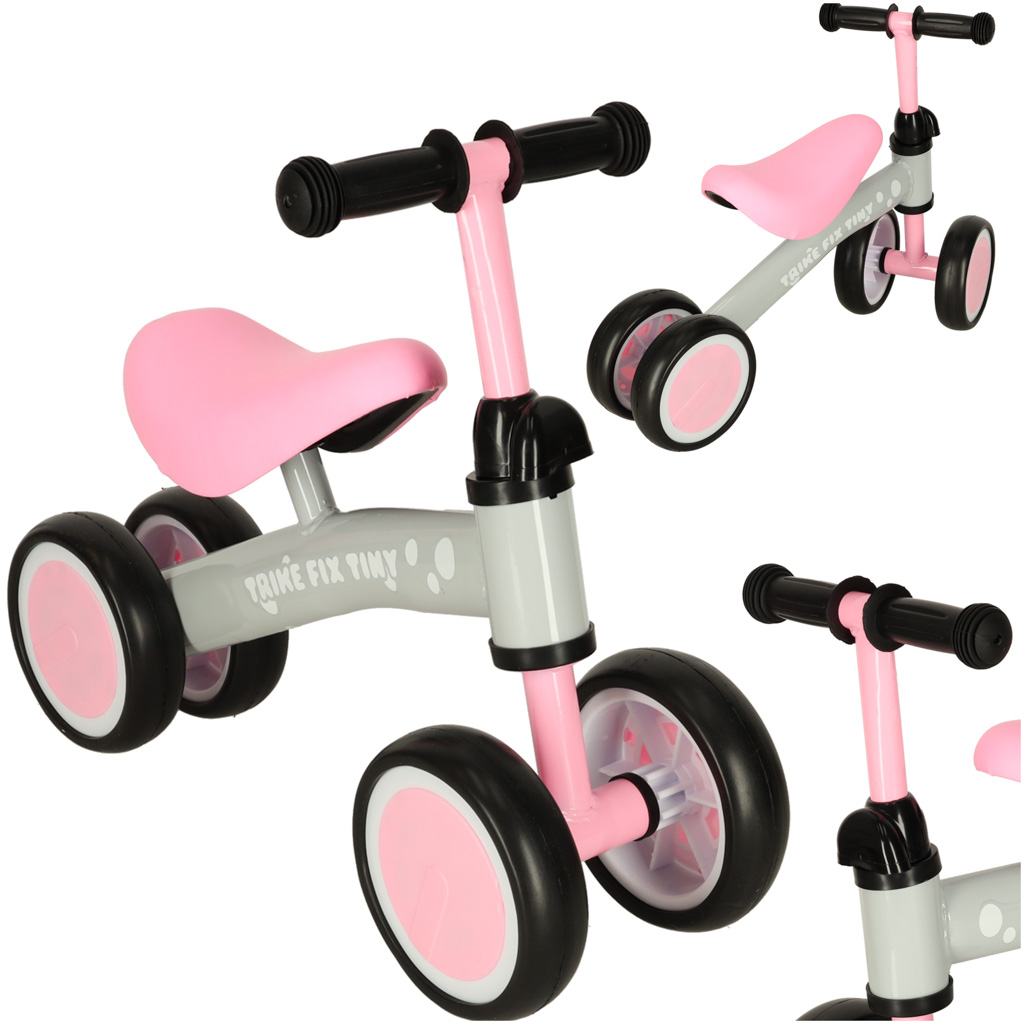 Triratis balansinis dviratukas Trike-Fix, rožinis