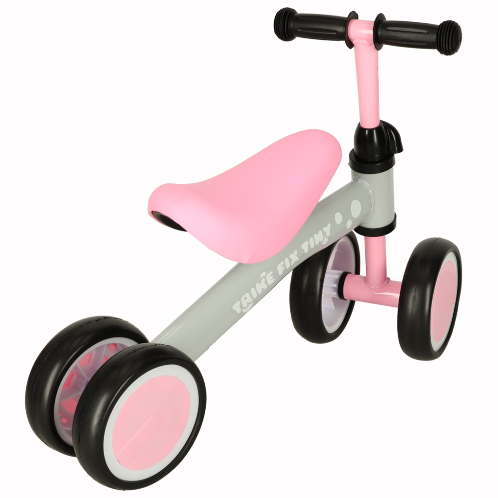 Triratis balansinis dviratukas Trike-Fix, rožinis