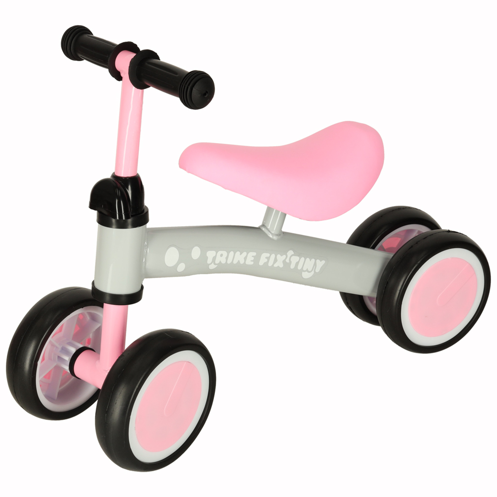 Triratis balansinis dviratukas Trike-Fix, rožinis