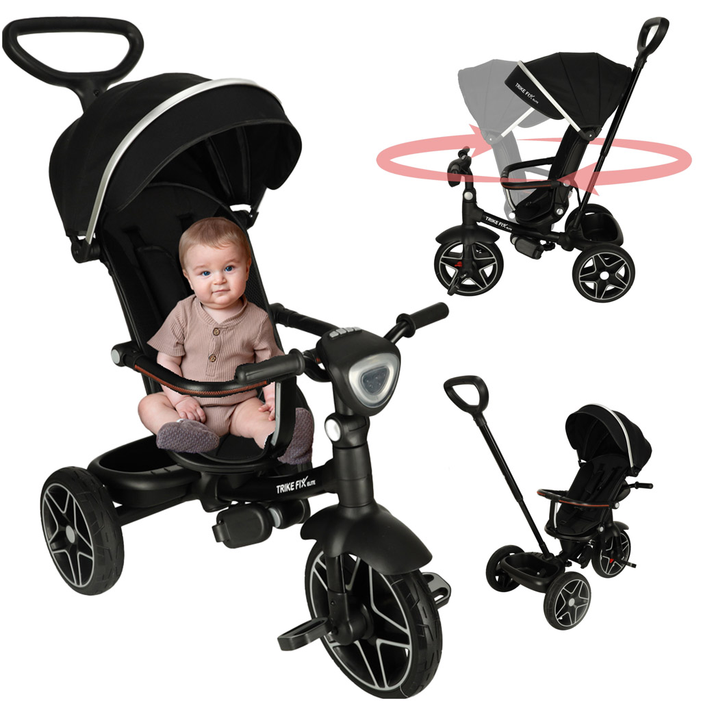 Trike fix elite triratis juodas