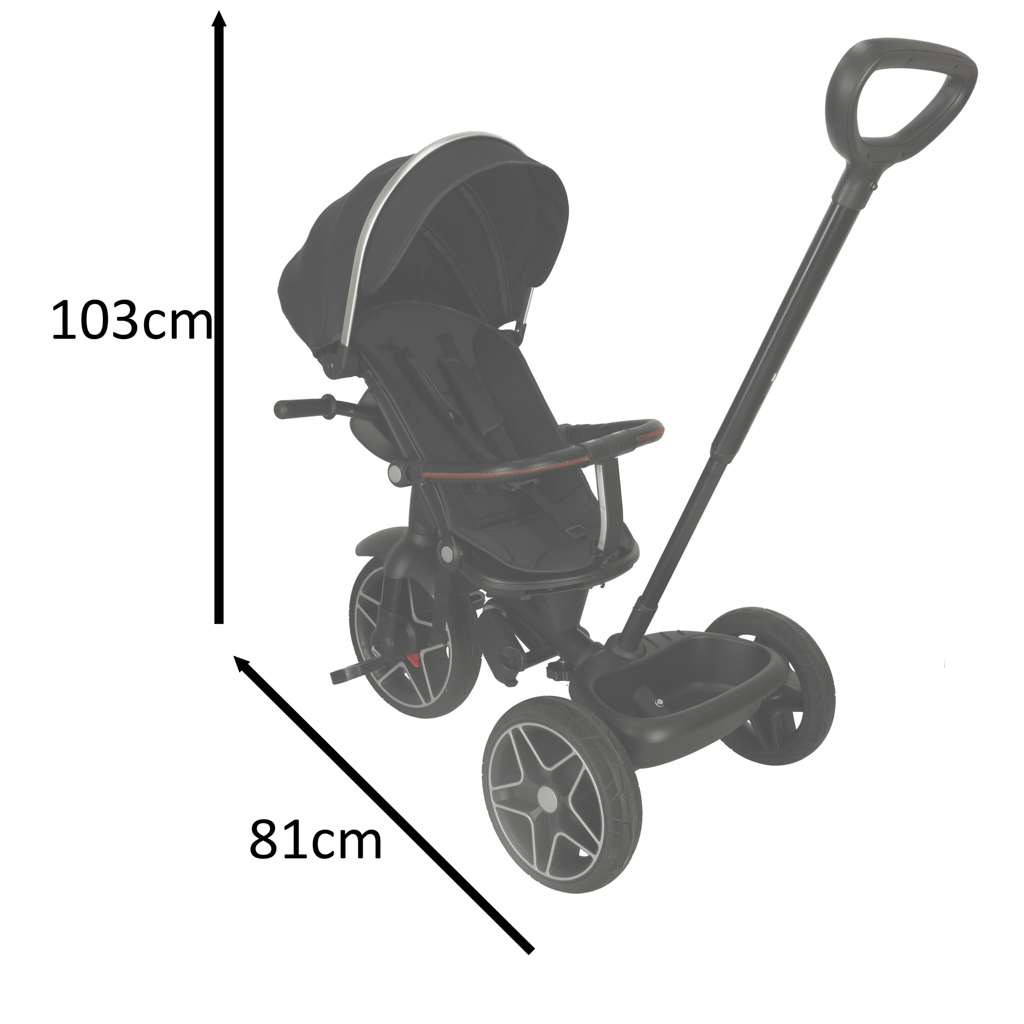 Trike fix elite triratis juodas