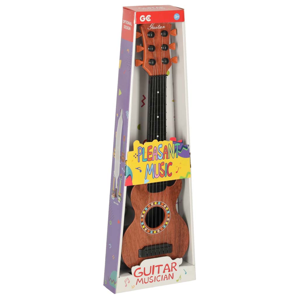 Vaikiška gitara, 46,5 cm, ruda/juoda