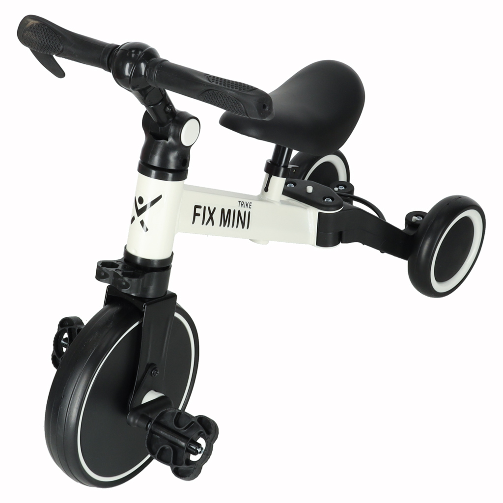 Trike Fix Mini krosinis triratukas 3in1 su pedalais baltas