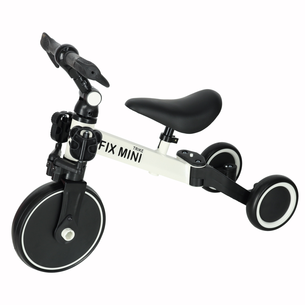 Trike Fix Mini krosinis triratukas 3in1 su pedalais baltas