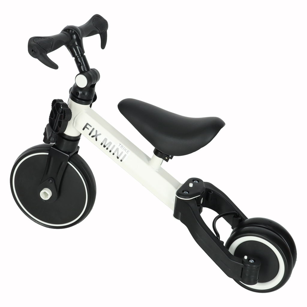 Trike Fix Mini krosinis triratukas 3in1 su pedalais baltas