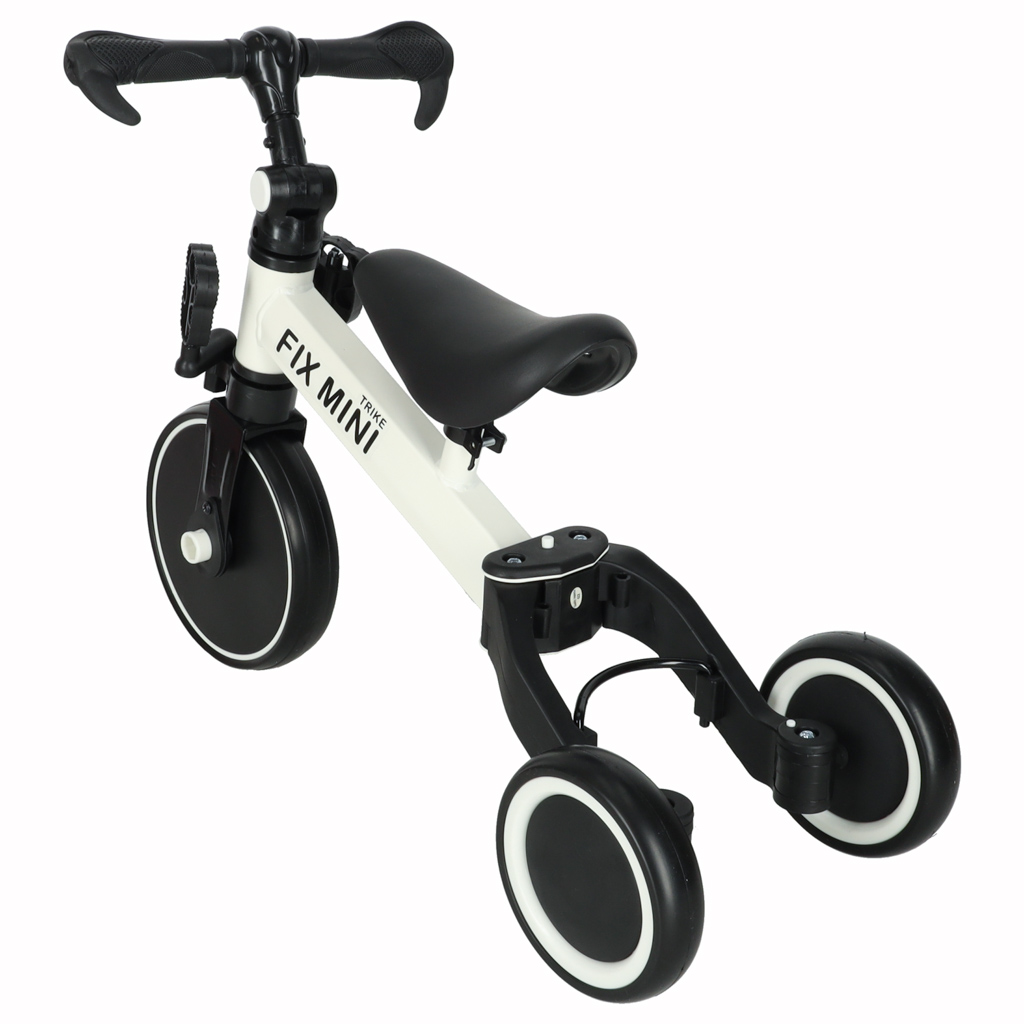 Trike Fix Mini krosinis triratukas 3in1 su pedalais baltas