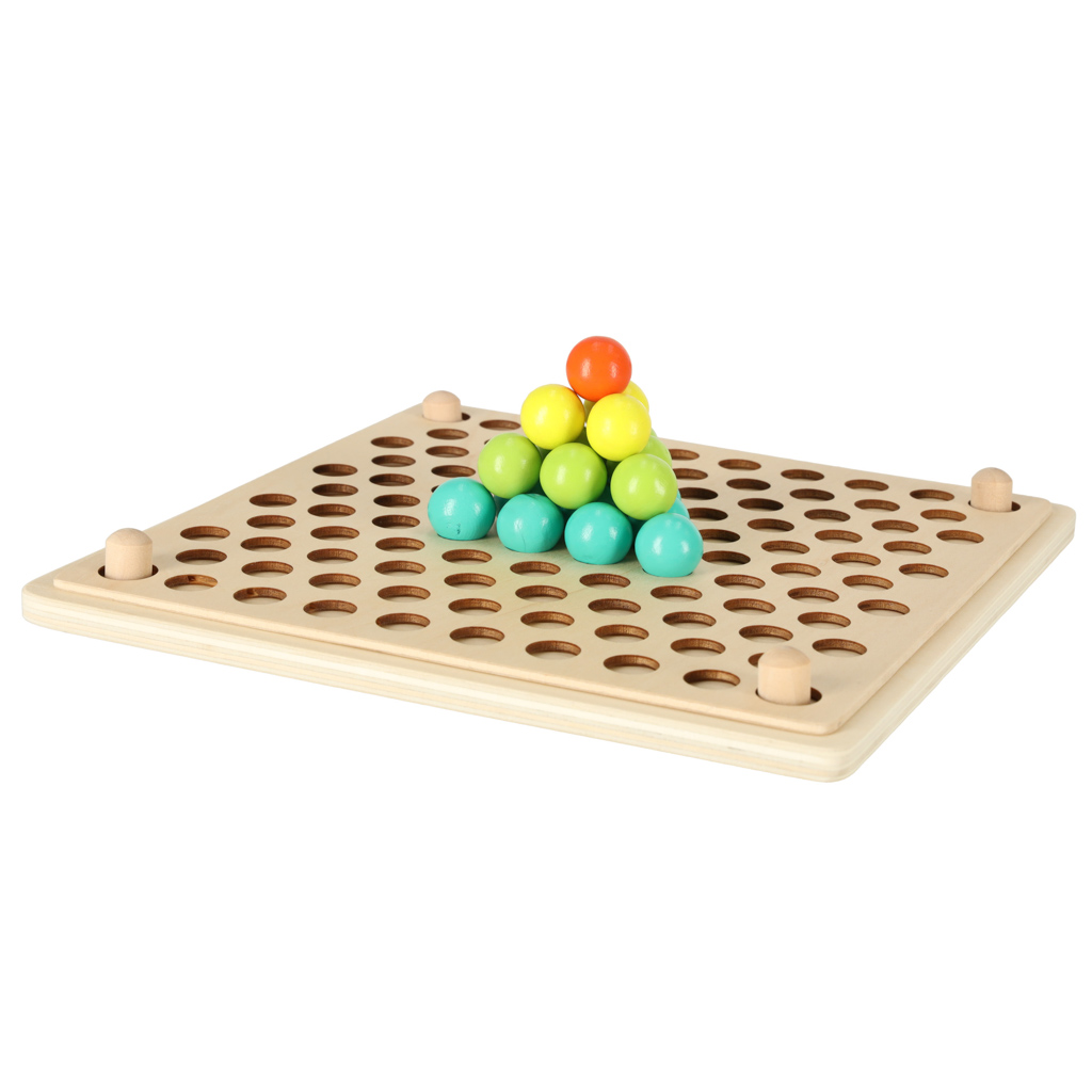 Dėlionė montessori karoliukai, 77 vnt
