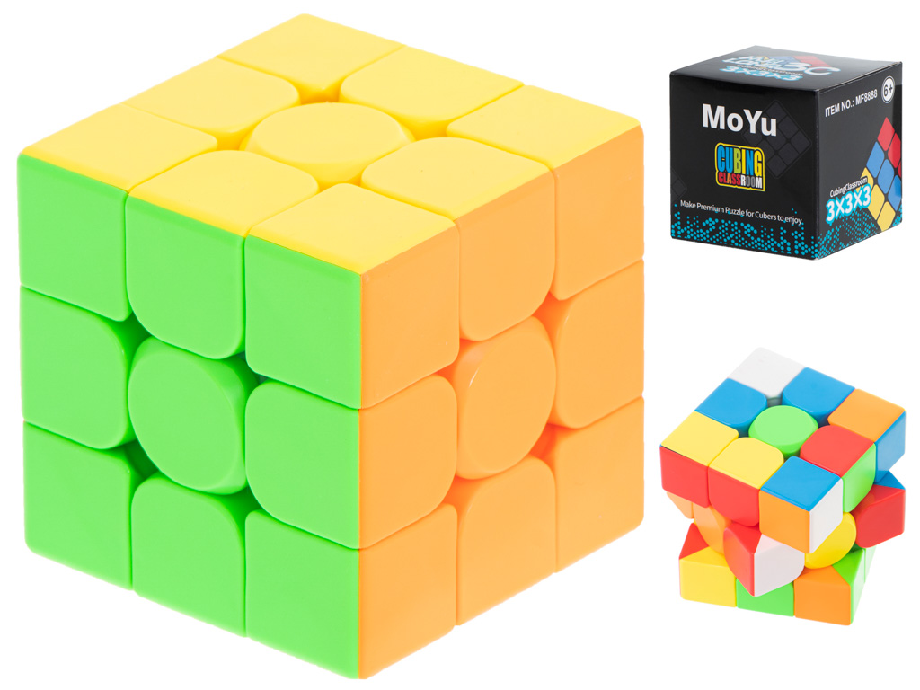 Spalvotas galvosūkis rubiko kubas 3x3,3520