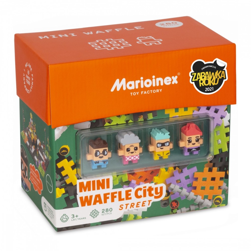 Konstruktorius wafers mini street 280 elementai