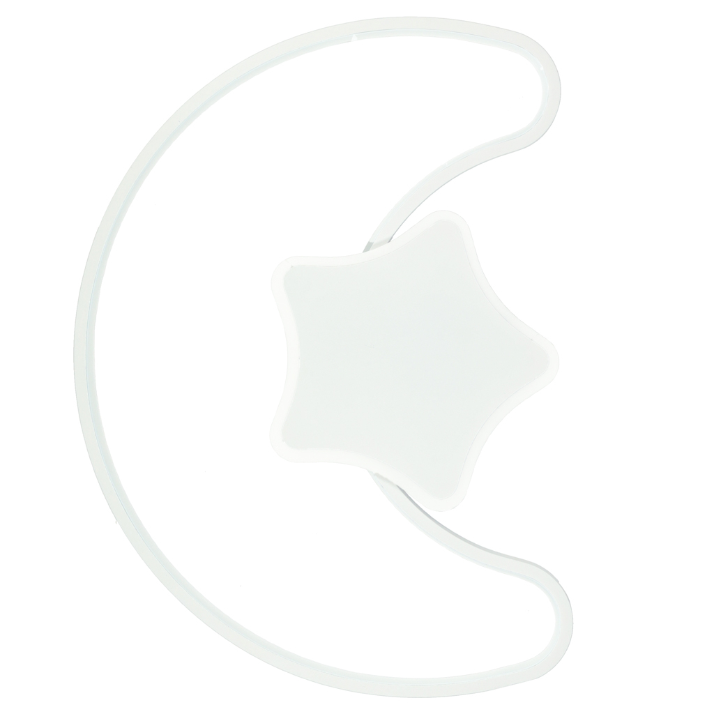 Led lubų šviestuvas lumela su pulteliu, balta, 40w, 5200 lm