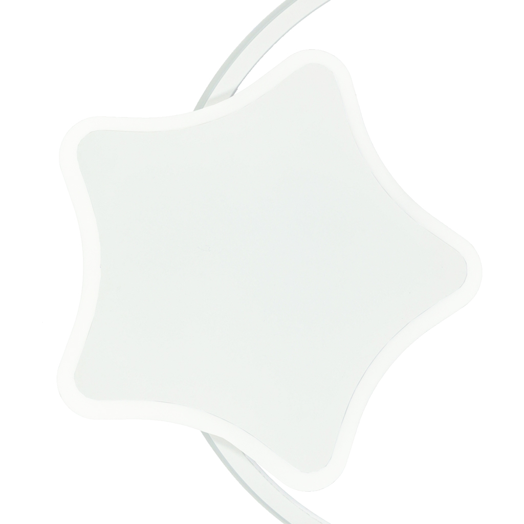 Led lubų šviestuvas lumela su pulteliu, balta, 40w, 5200 lm