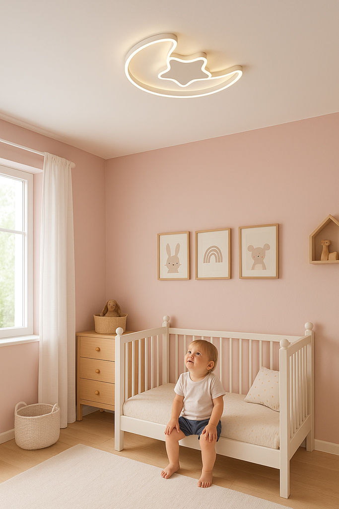 Led lubų šviestuvas lumela su pulteliu, balta, 40w, 5200 lm