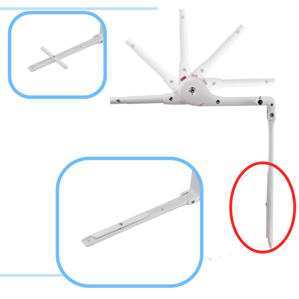 Apsauginis užtvaras lovytei drambliukas, 90 cm