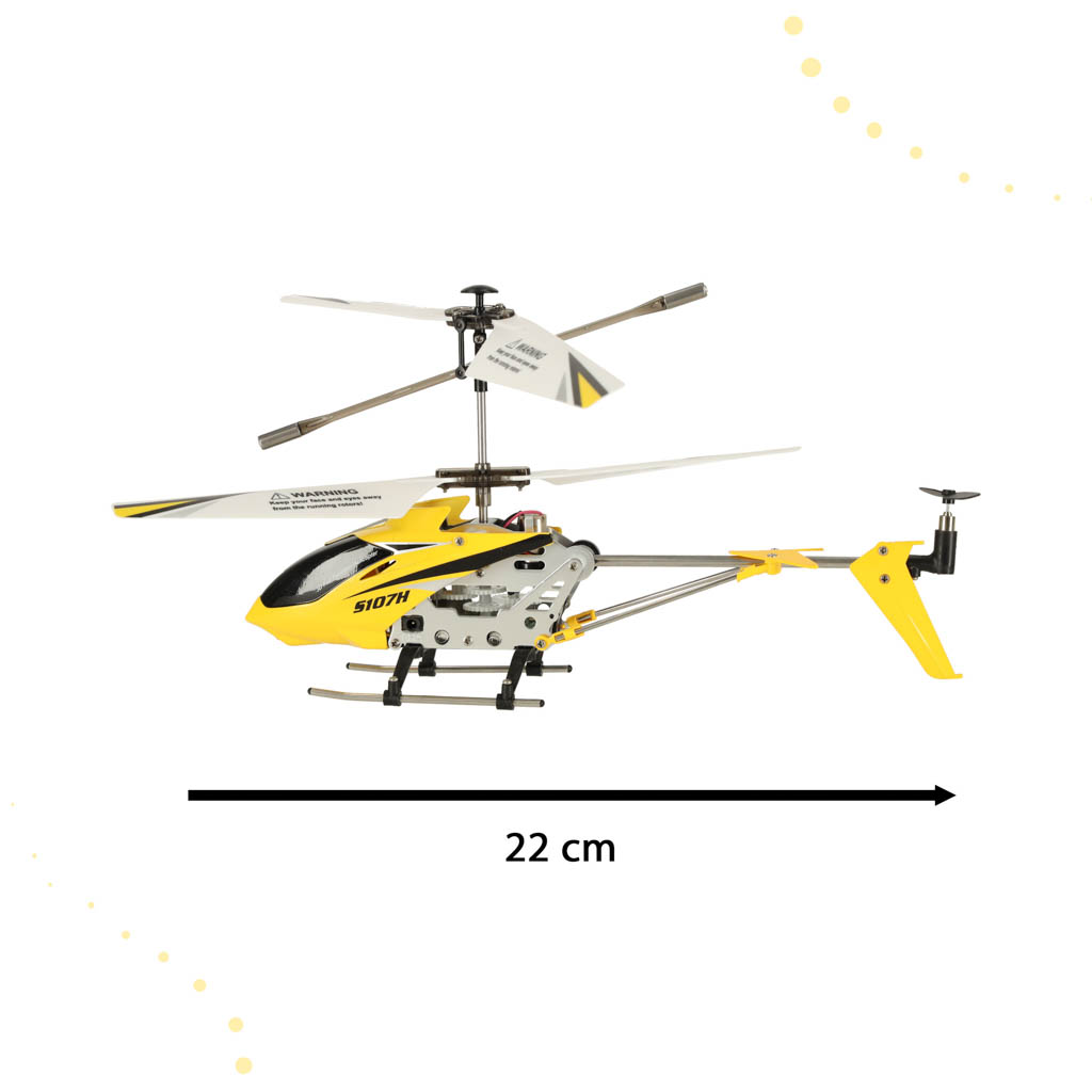 Syma s107h rc sraigtasparnis 2.4ghz rtf geltonos spalvos