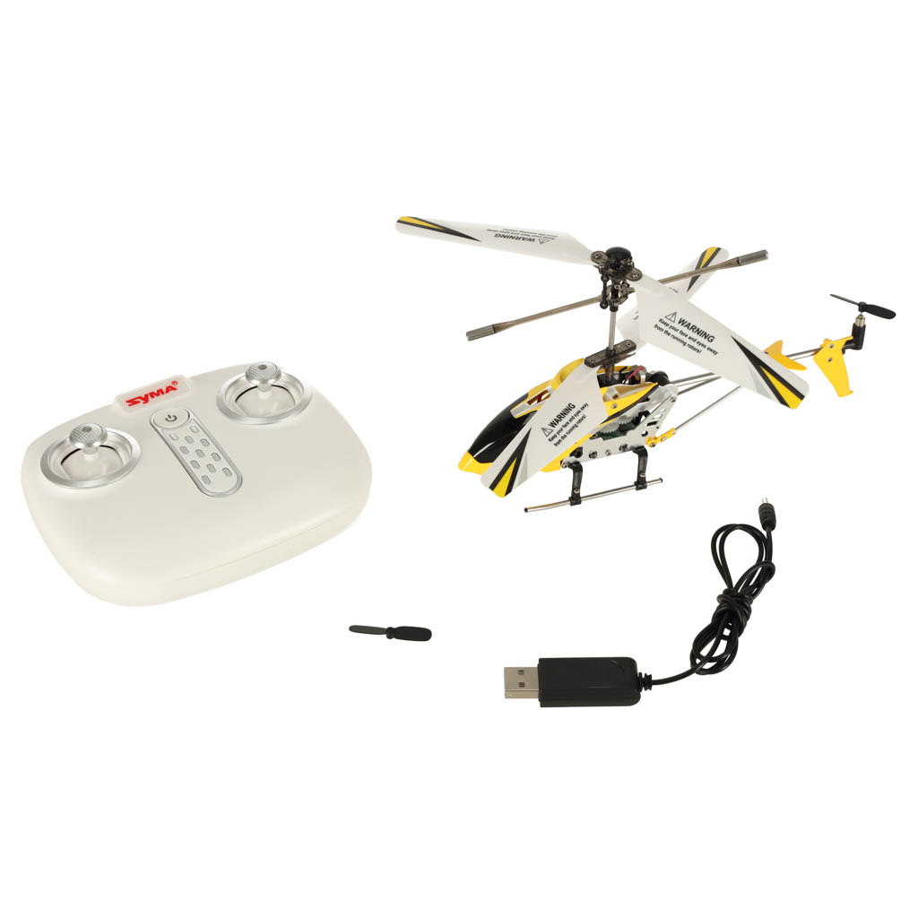 Syma s107h rc sraigtasparnis 2.4ghz rtf geltonos spalvos