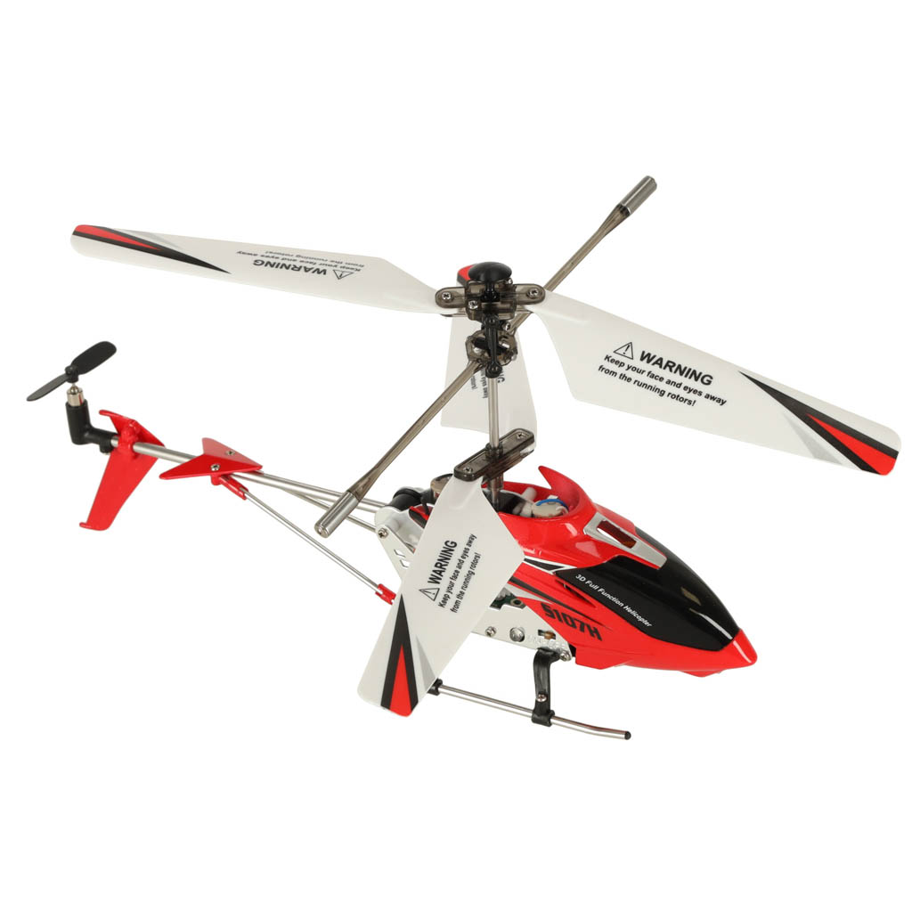 SYMA S107H RC sraigtasparnis 2.4GHz RTF raudonos spalvos 2