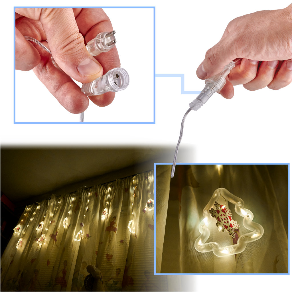 Kalėdinė girlianda, 10 led, 3 m