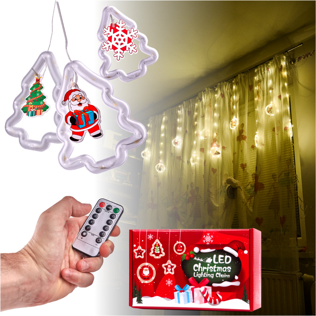 Kalėdinė girlianda, 10 led, 3 m