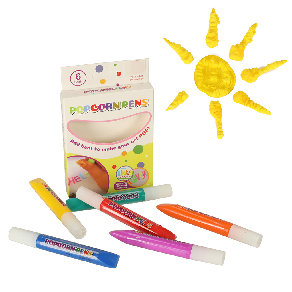 Magiški žymekliai magiškų žymeklių rinkinys 3d popkornų efektas