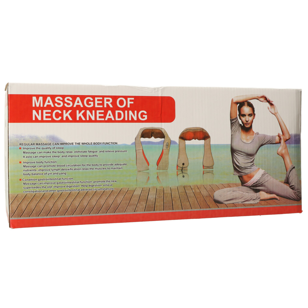 Shiatsu kaklo ir nugaros šildanti masažinė apykaklė