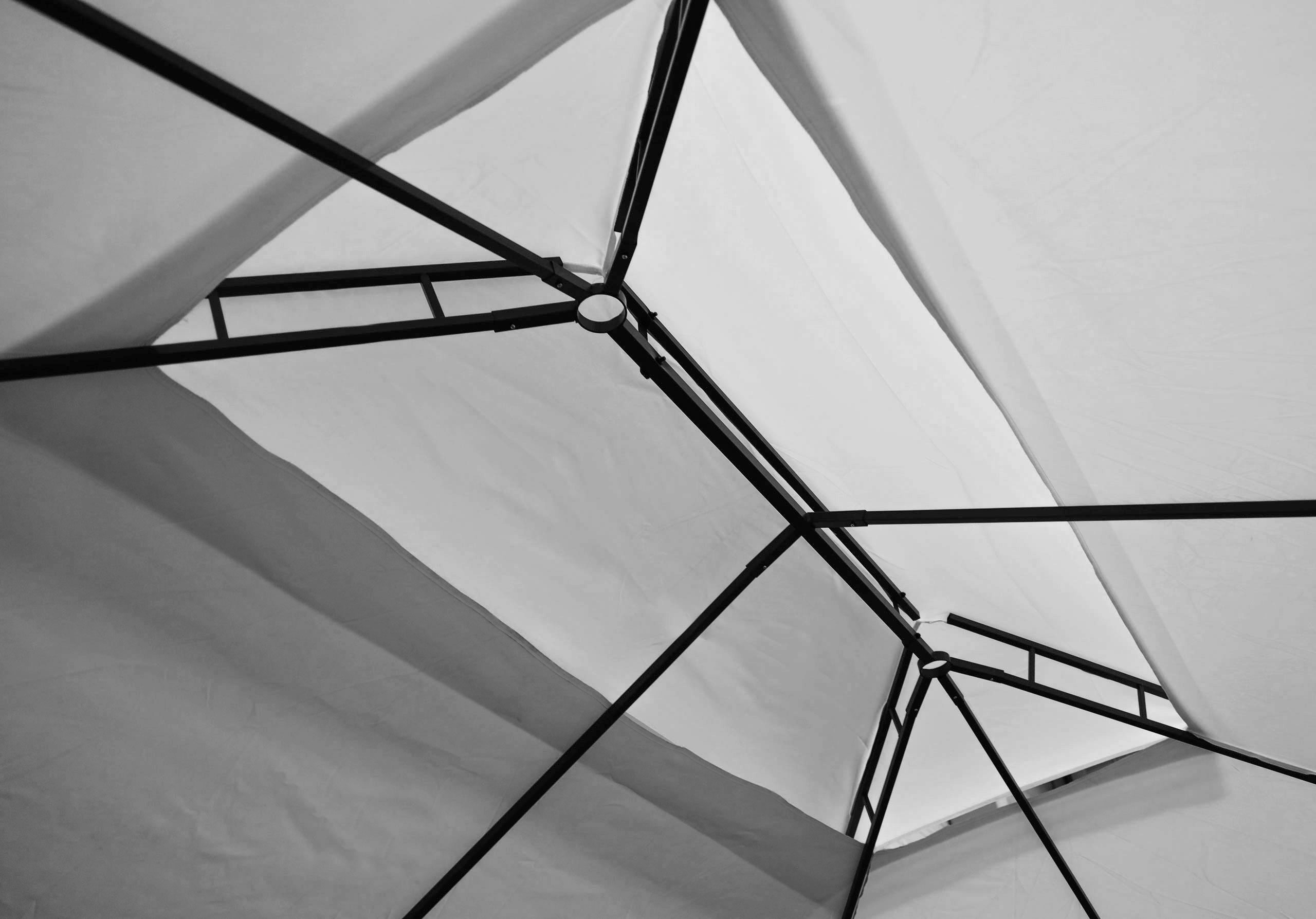 Elegantiška pavėsinė su tinkleliu nuo uodų 3x4 m