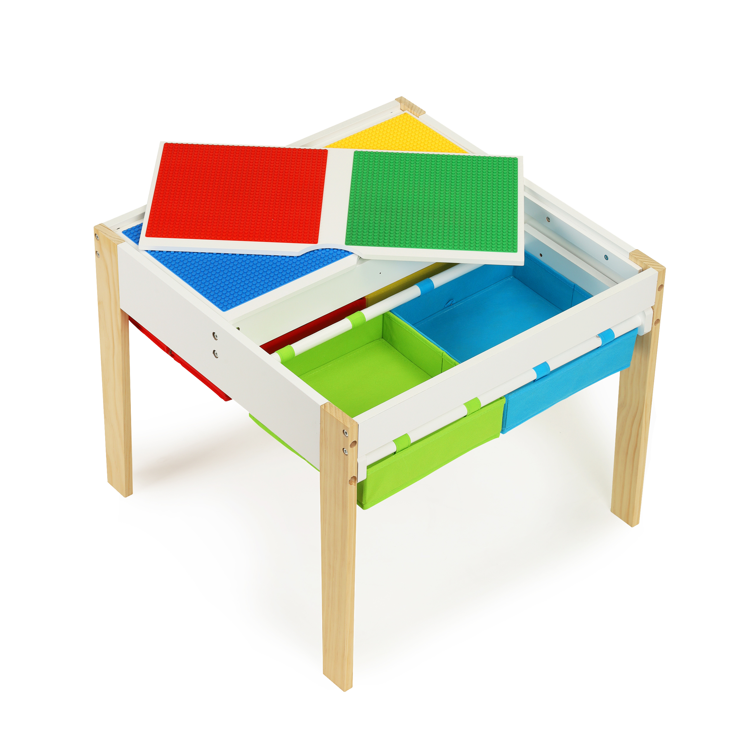 Vaikiškas kėdžių ir stalo komplektas Ecotoys, įvairių spalvų