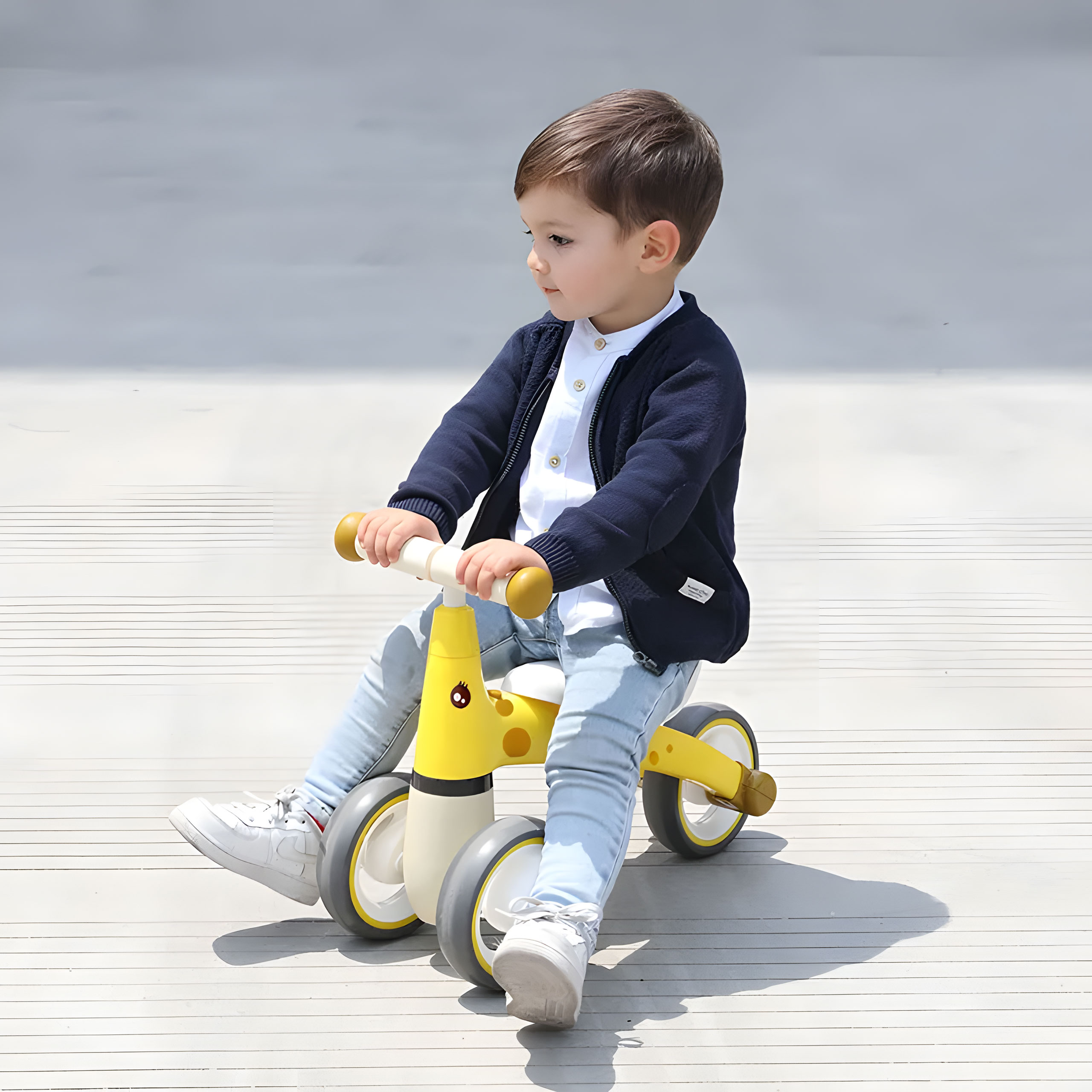 Paspiriamas triratukas Ecotoys LB1603 Yellow