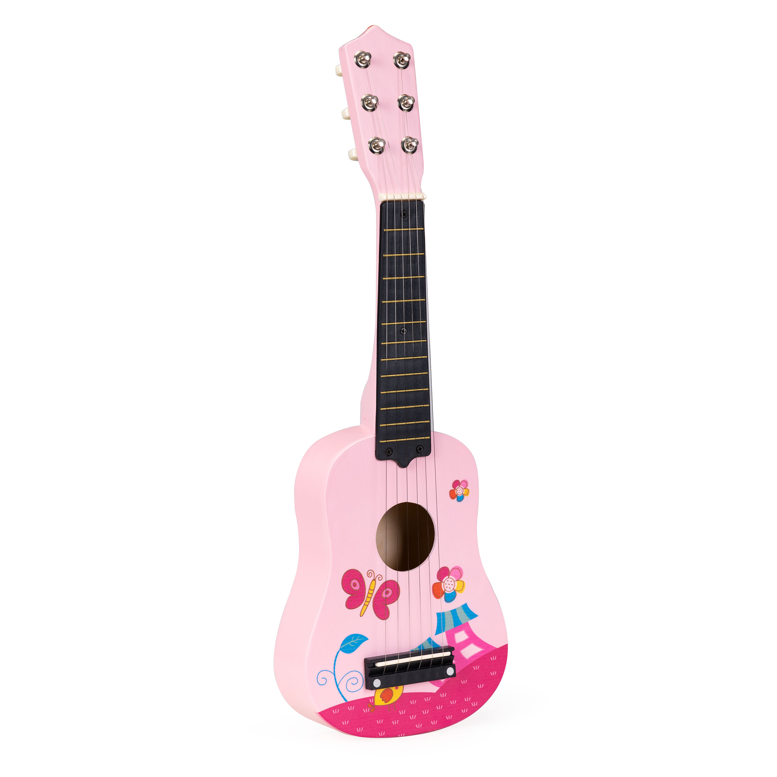Vaikiška gitara eco toys, rožinė