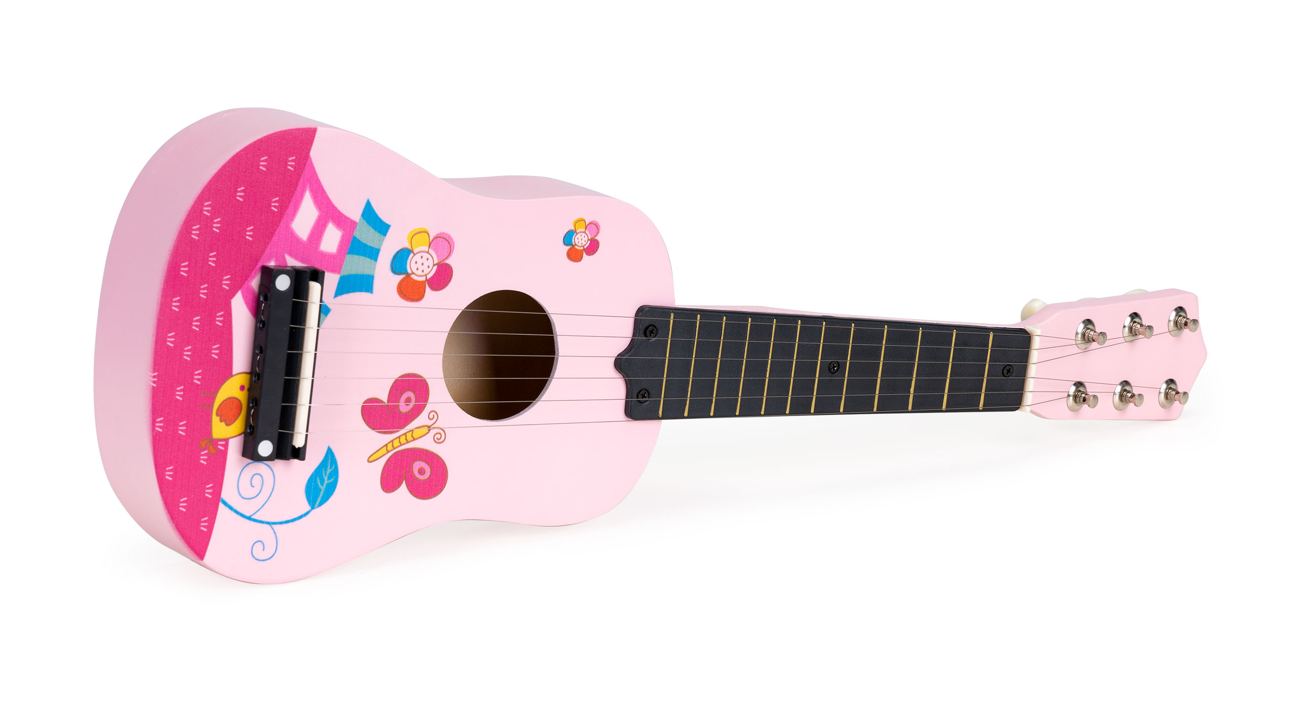 Vaikiška gitara eco toys, rožinė