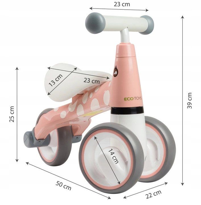 Paspiriamas triratukas Ecotoys LB1603