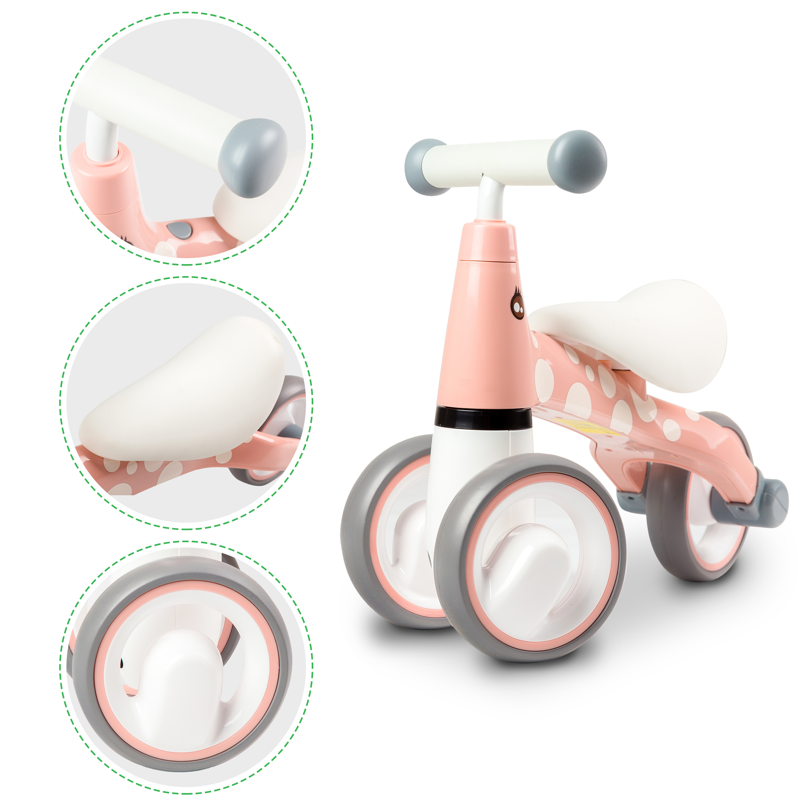 Paspiriamas triratukas Ecotoys LB1603