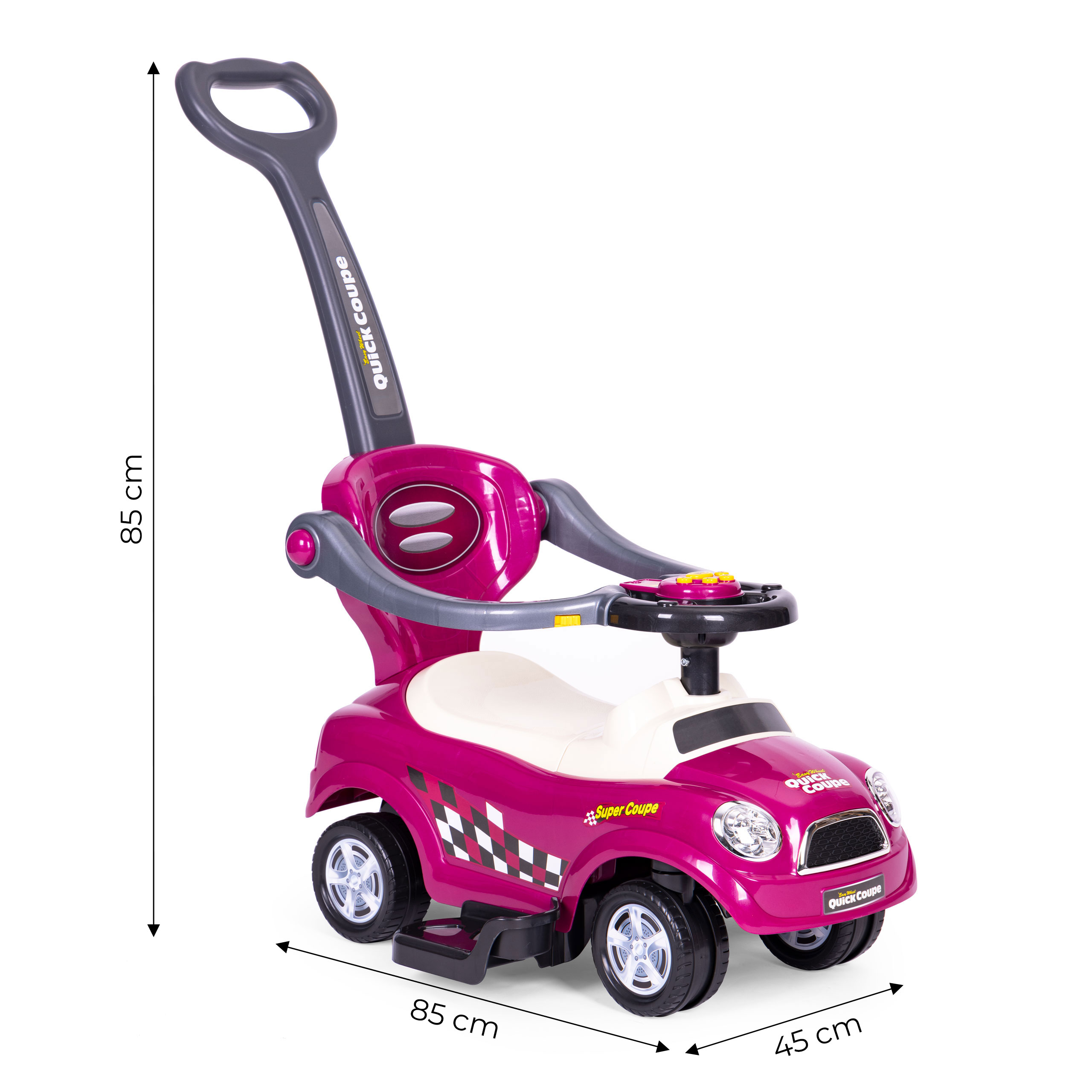 Paspiriamas automobilis, rožinis