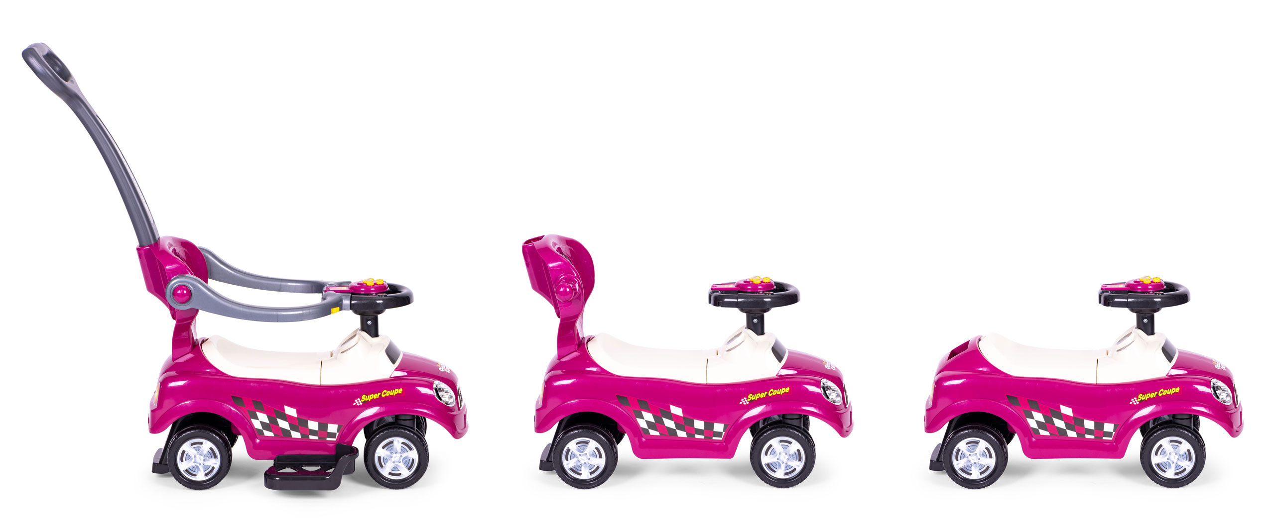 Paspiriamas automobilis, rožinis