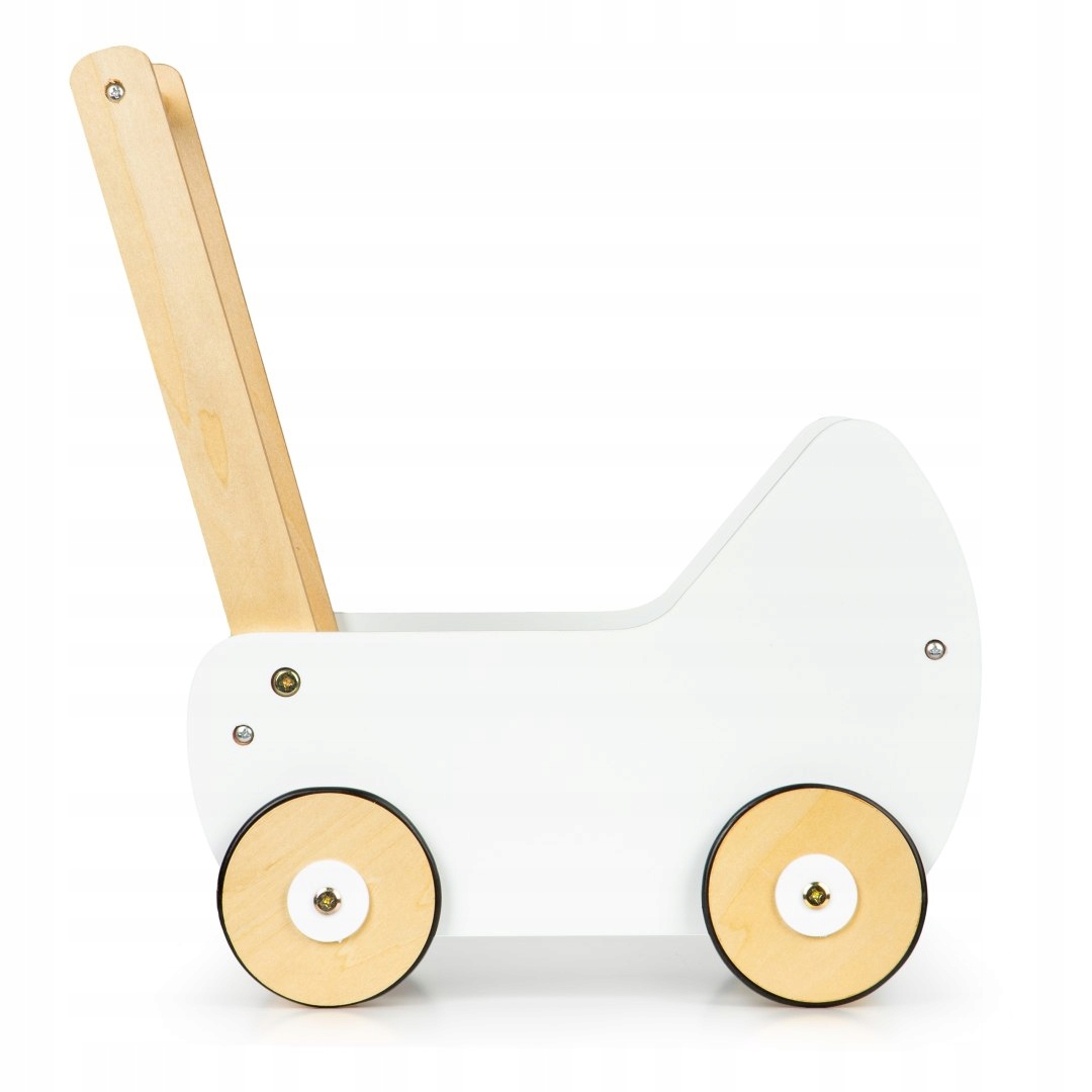 Medinis lėlių vežimėlis/vaikštynė ECOTOYS