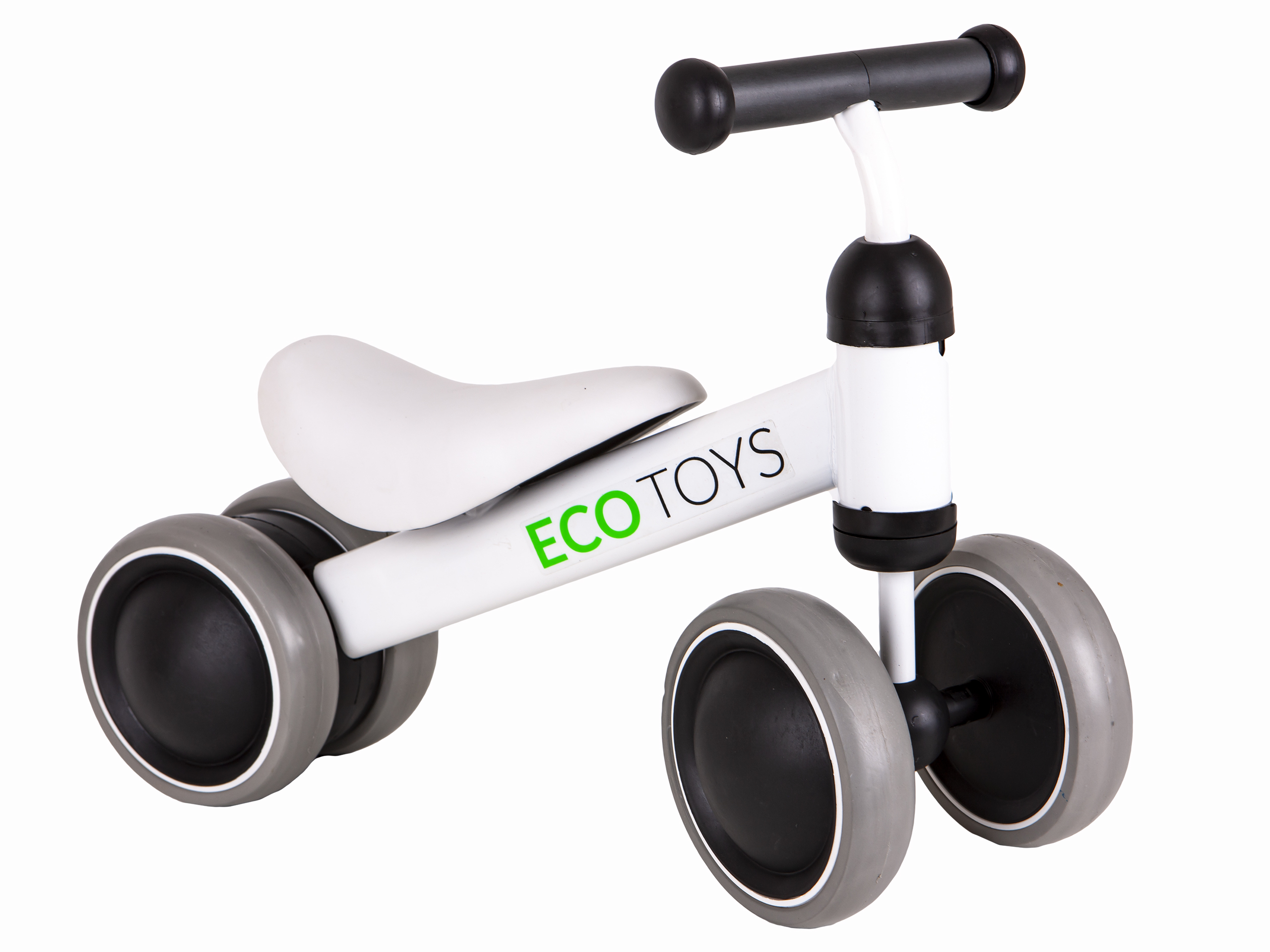 Balansinis mini dviratis Ecotoys, baltas