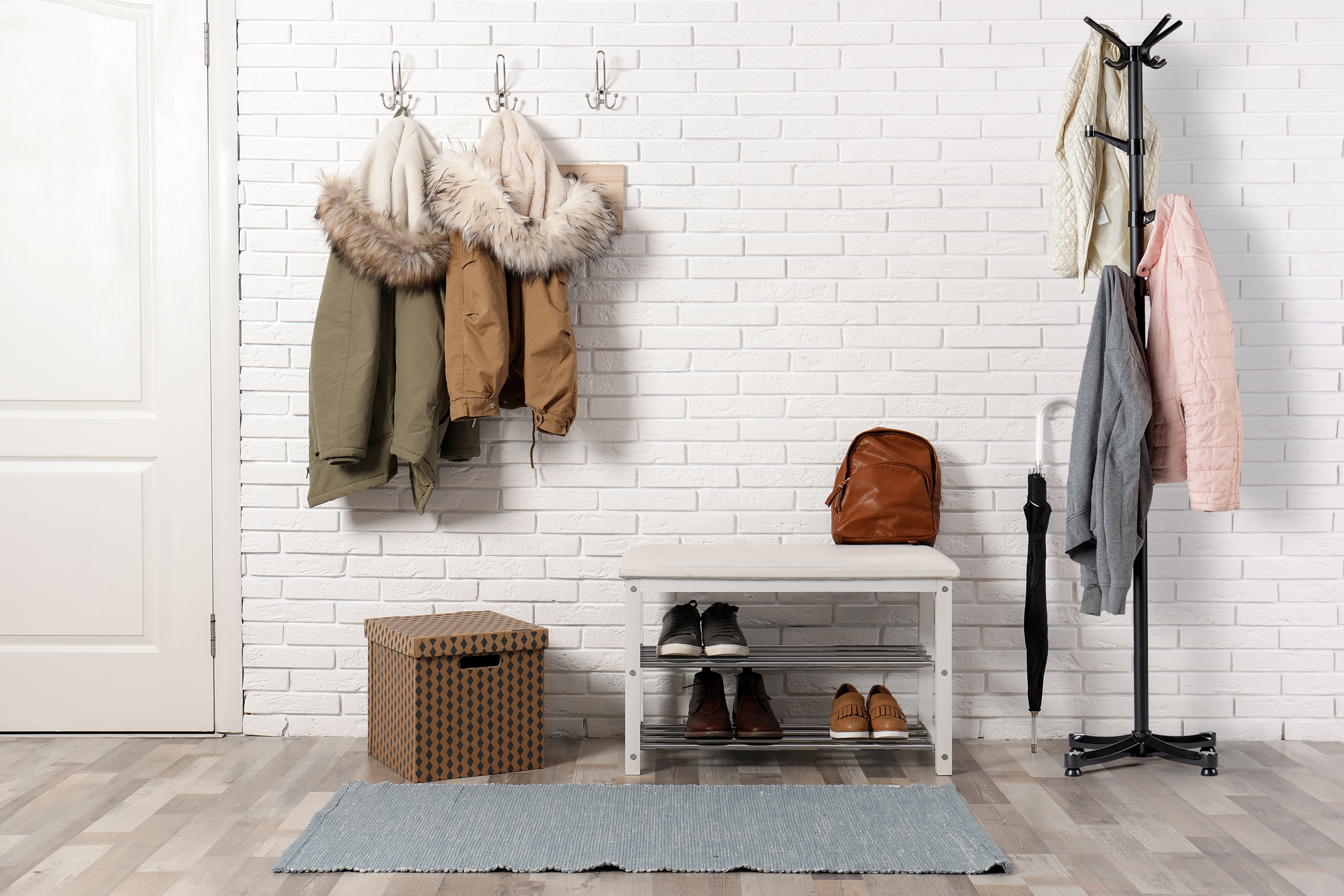 Drabužių kabykla modernhome 180 cm, juoda