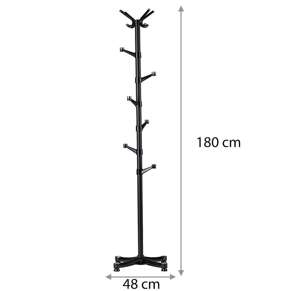 Drabužių kabykla modernhome 180 cm, juoda