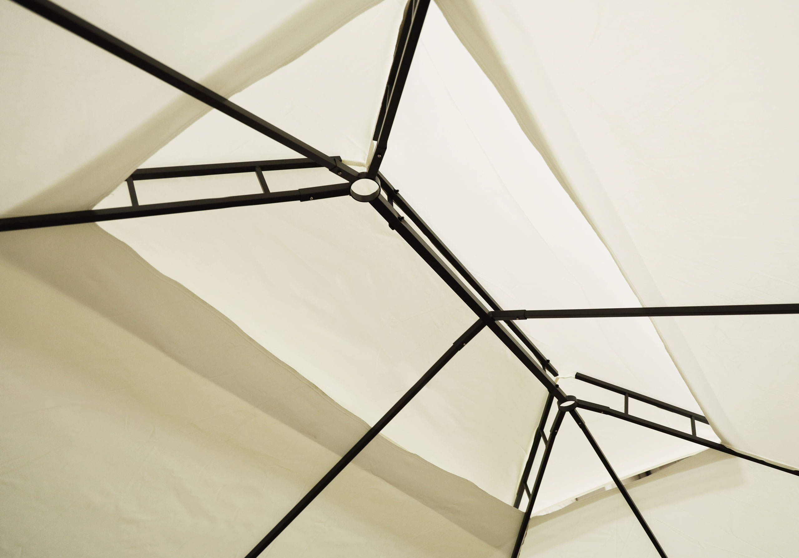 Moderni sodo palapinė su tinkleliu nuo uodų 3x4 m