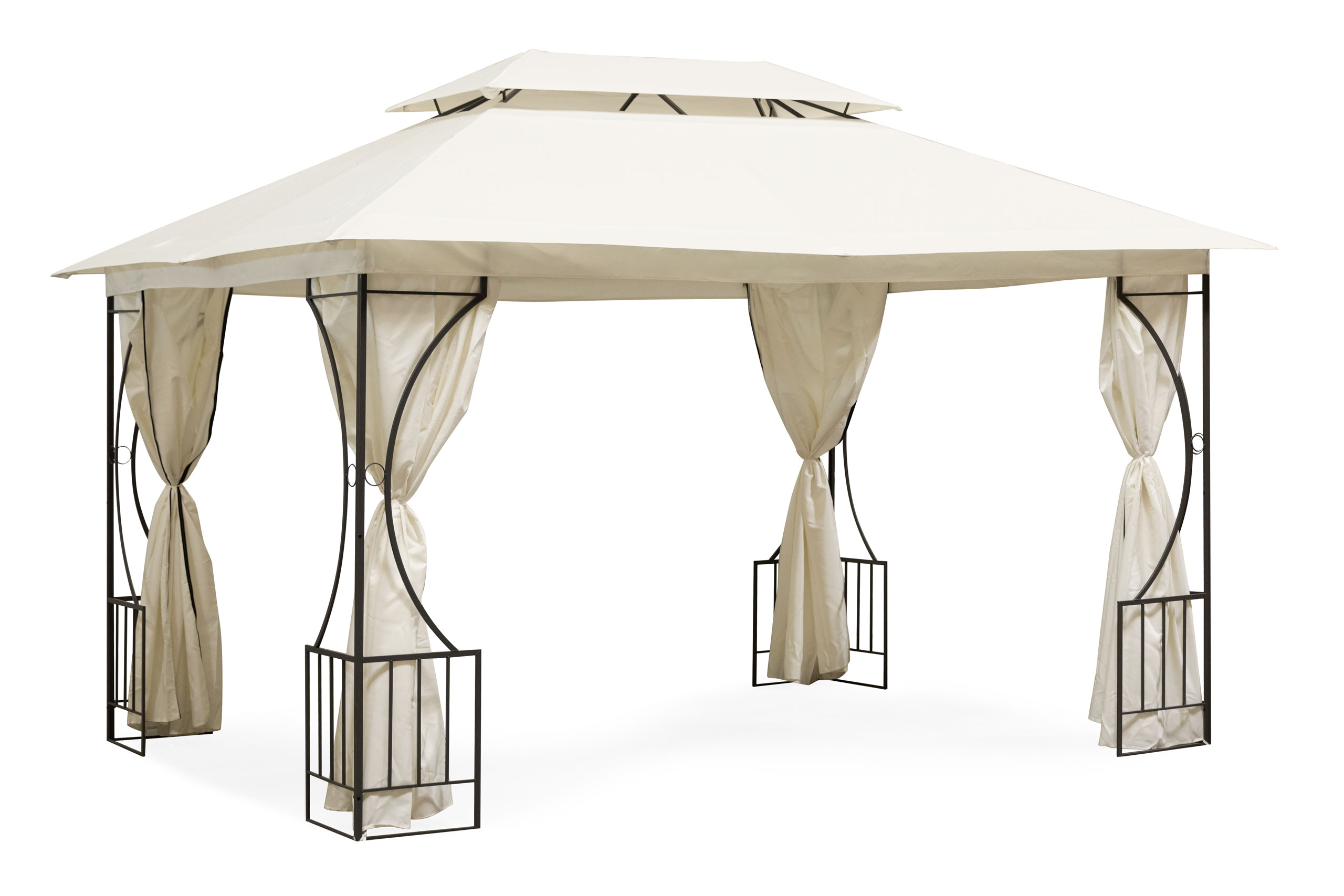 Moderni sodo palapinė su tinkleliu nuo uodų 3x4 m